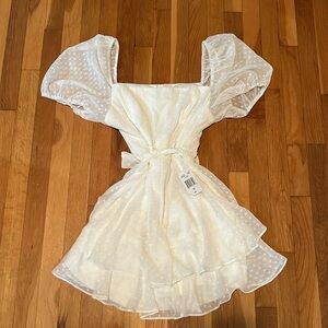 Brand new white dress